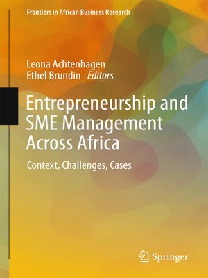 cover image of Entrepreneurship and SME Management Across Africa